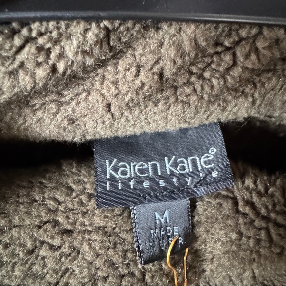 Vintage Karen Kane fleece overcoat - Picture 2 of 3
